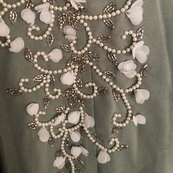 Sage long modest gown (NWOT) - Picture 5 of 13